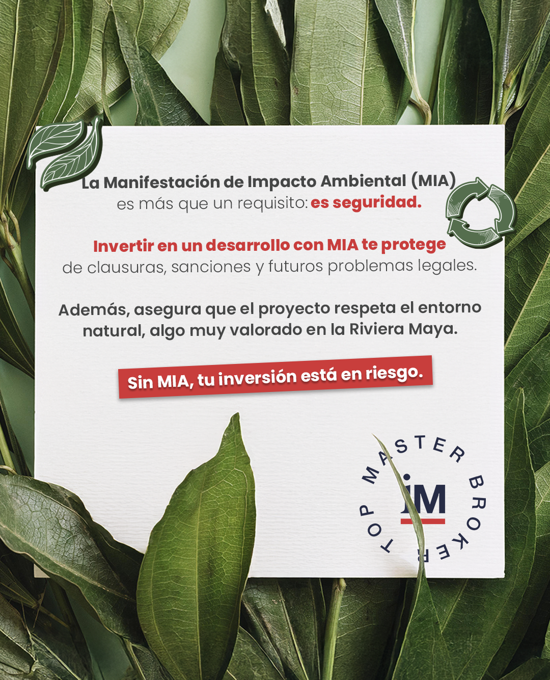 Why is it key to invest in developments with MIA in the Riviera Maya?